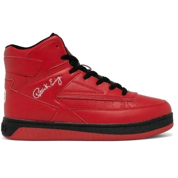New In Box Men's Sz 10 Patrick Ewing Orion 33 Non Strap Shoes In Red / Black - Picture 5 of 5